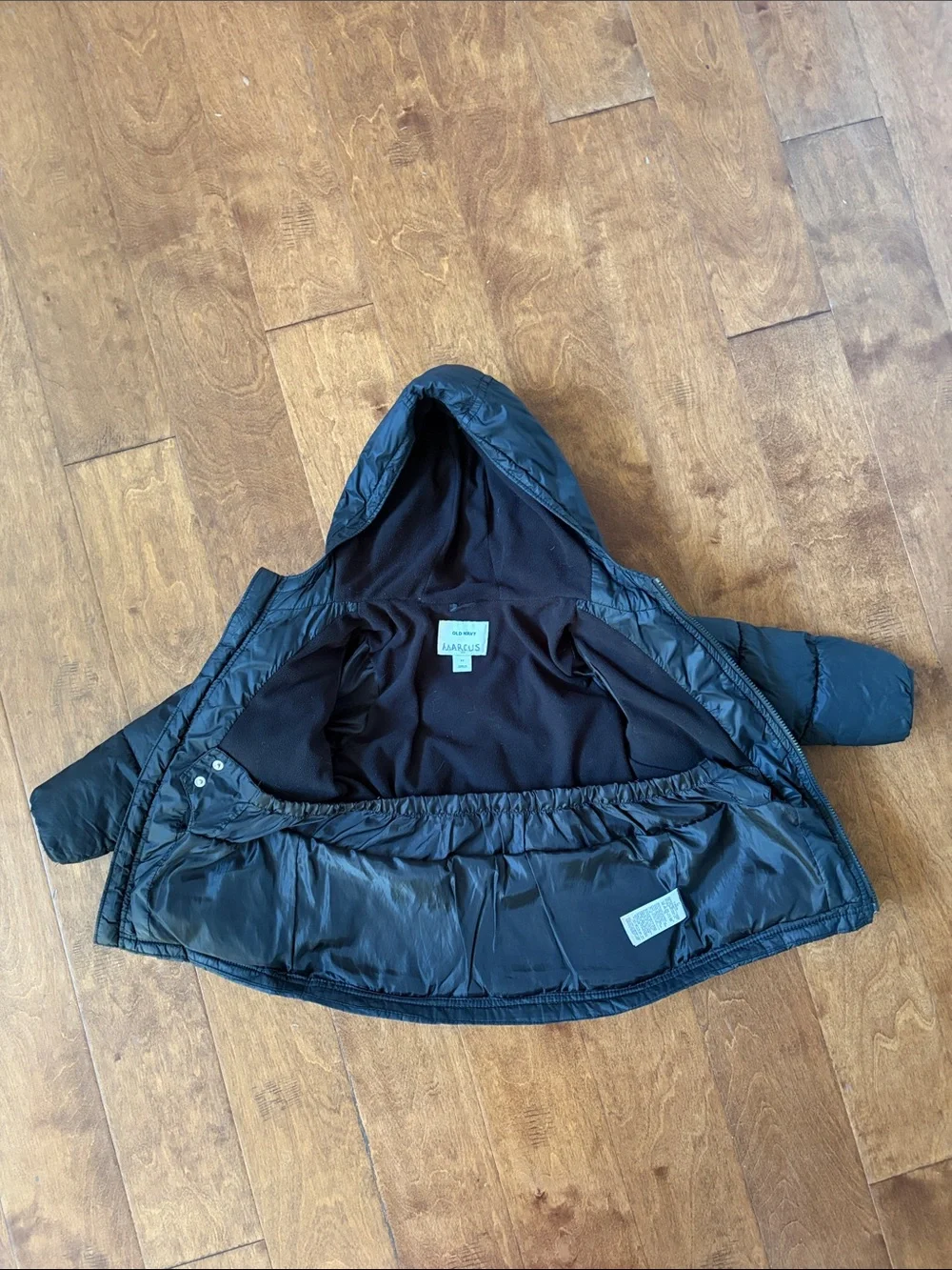 Old Navy Kids Hooded Puffer Jacket - Black
